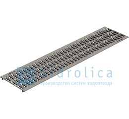 Решетка водоприемная Gidrolica Standart РВ -20.24.100 - штампованная стальная оцинкованная DN200