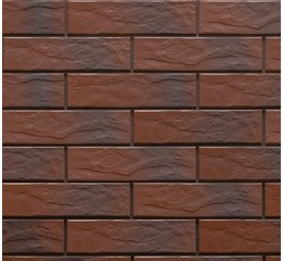 Фасадная клинкерная плитка Rot Rustic Shadow с оттенком / структурная