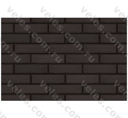 Фасадная клинкерная плитка KING KLINKER Dream House Volcanic black (18)